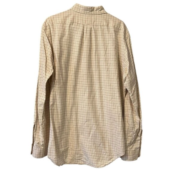 Ralph Lauren Large Button Down Shirt Men Checkered Long Sleeve Classic Fit City - Picture 2 of 13